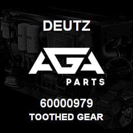 60000979 Deutz TOOTHED GEAR | AGA Parts
