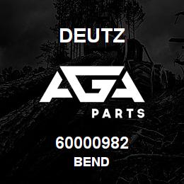 60000982 Deutz BEND | AGA Parts