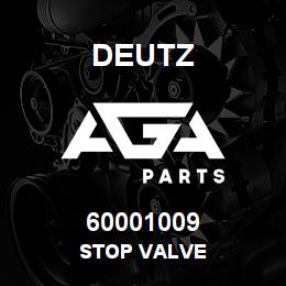 60001009 Deutz STOP VALVE | AGA Parts