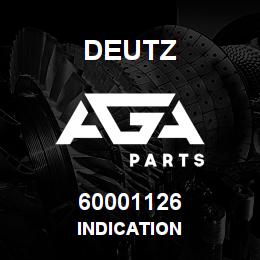 60001126 Deutz INDICATION | AGA Parts