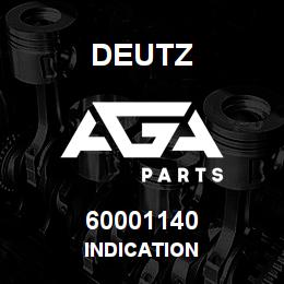 60001140 Deutz INDICATION | AGA Parts
