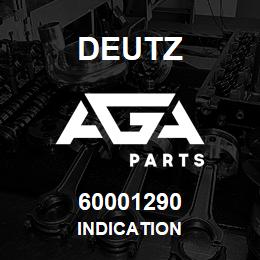 60001290 Deutz INDICATION | AGA Parts