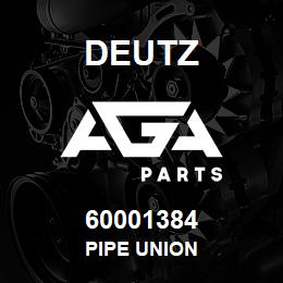 60001384 Deutz PIPE UNION | AGA Parts