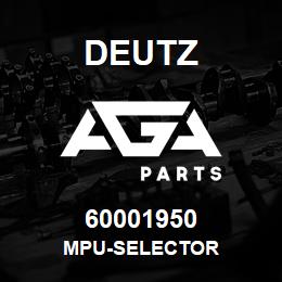 60001950 Deutz MPU-SELECTOR | AGA Parts