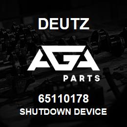 65110178 Deutz SHUTDOWN DEVICE | AGA Parts