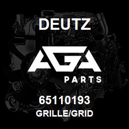 65110193 Deutz GRILLE/GRID | AGA Parts