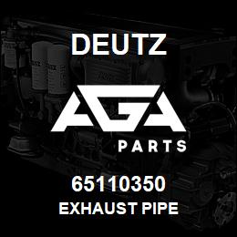 65110350 Deutz EXHAUST PIPE | AGA Parts