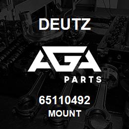 65110492 Deutz MOUNT | AGA Parts