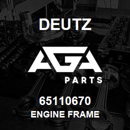 65110670 Deutz ENGINE FRAME | AGA Parts