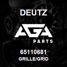 65110681 Deutz GRILLE/GRID | AGA Parts