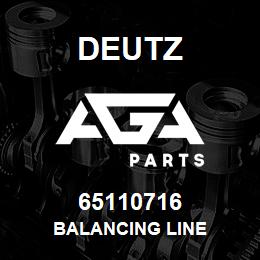 65110716 Deutz BALANCING LINE | AGA Parts