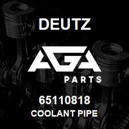 65110818 Deutz COOLANT PIPE | AGA Parts