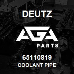 65110819 Deutz COOLANT PIPE | AGA Parts