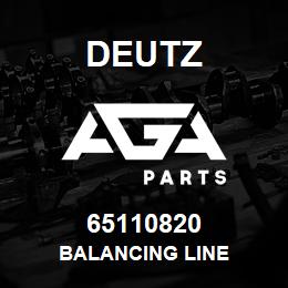 65110820 Deutz BALANCING LINE | AGA Parts