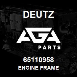 65110958 Deutz ENGINE FRAME | AGA Parts