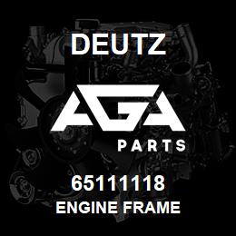 65111118 Deutz ENGINE FRAME | AGA Parts