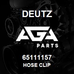 65111157 Deutz HOSE CLIP | AGA Parts