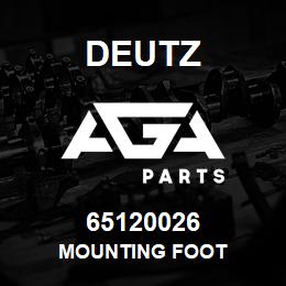 65120026 Deutz MOUNTING FOOT | AGA Parts