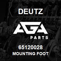 65120028 Deutz MOUNTING FOOT | AGA Parts