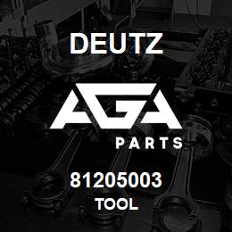 81205003 Deutz TOOL | AGA Parts