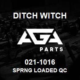 021-1016 Ditch Witch SPRNG LOADED QC | AGA Parts