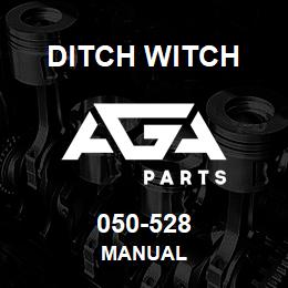 050-528 Ditch Witch MANUAL | AGA Parts