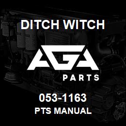 053-1163 Ditch Witch PTS MANUAL | AGA Parts