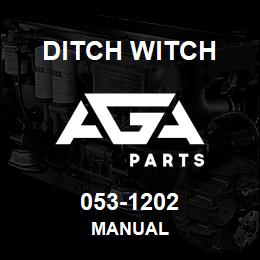 053-1202 Ditch Witch MANUAL | AGA Parts