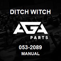 053-2089 Ditch Witch MANUAL | AGA Parts