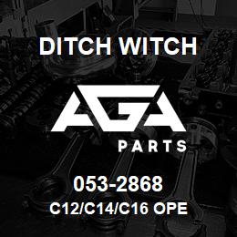 053-2868 Ditch Witch C12/C14/C16 ope | AGA Parts