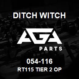 054-116 Ditch Witch RT115 TIER 2 OP | AGA Parts