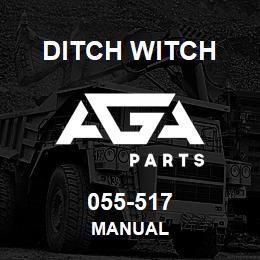055-517 Ditch Witch MANUAL | AGA Parts