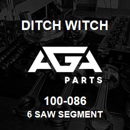 100-086 Ditch Witch 6 SAW SEGMENT | AGA Parts