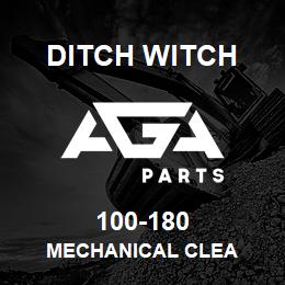 100-180 Ditch Witch MECHANICAL CLEA | AGA Parts