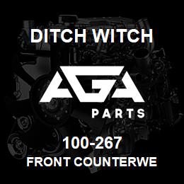 100-267 Ditch Witch FRONT COUNTERWE | AGA Parts
