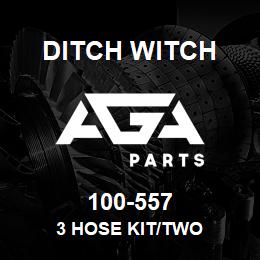100-557 Ditch Witch 3 HOSE KIT/TWO | AGA Parts