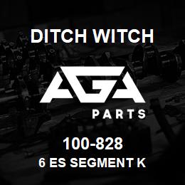 100-828 Ditch Witch 6 ES SEGMENT K | AGA Parts