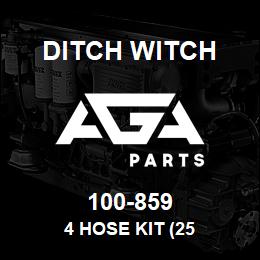 100-859 Ditch Witch 4 HOSE KIT (25 | AGA Parts