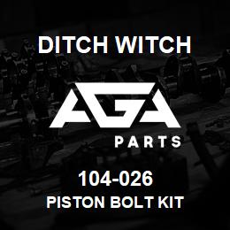 104-026 Ditch Witch PISTON BOLT KIT | AGA Parts