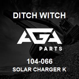 104-066 Ditch Witch SOLAR CHARGER K | AGA Parts