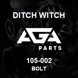 105-002 Ditch Witch BOLT | AGA Parts