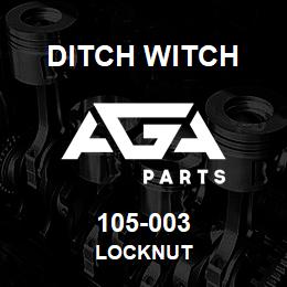 105-003 Ditch Witch LOCKNUT | AGA Parts