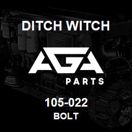105-022 Ditch Witch BOLT | AGA Parts