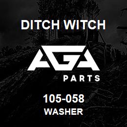 105-058 Ditch Witch WASHER | AGA Parts