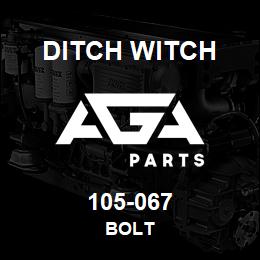 105-067 Ditch Witch BOLT | AGA Parts