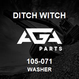 105-071 Ditch Witch WASHER | AGA Parts