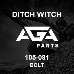 105-081 Ditch Witch BOLT | AGA Parts