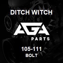 105-111 Ditch Witch BOLT | AGA Parts