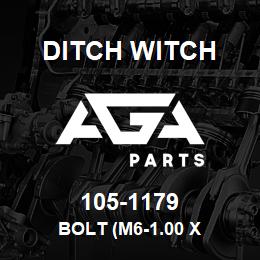 105-1179 Ditch Witch BOLT (M6-1.00 X | AGA Parts