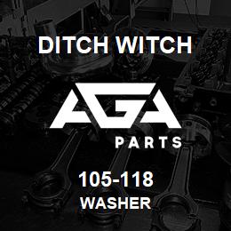 105-118 Ditch Witch WASHER | AGA Parts